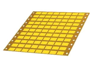 Самоклеящаяся текстильная этикетка EDG