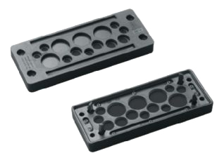 Плита с кабельными вводами из пластмассы тип KDP—EN