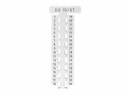 KLEMSAN DG10/6 Т; Маркировка (без надписей) (уп.360шт.)