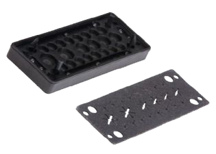 Панель с кабельными вводами из пластмассы, тип KDP—EN-RA