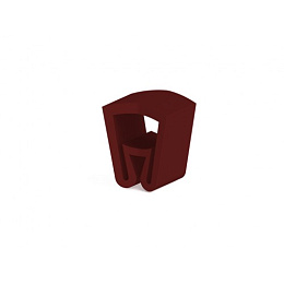 KLEMSAN Маркировка кабеля (кольцо) KG1 (0,75...4 мм.кв.), "+", красн., (уп. 100 шт.)