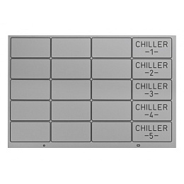 KLEMSAN Маркировка KLM-27X12,5 W/B  RND SA