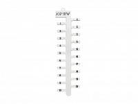 KLEMSAN Маркировочная пластина для KKS, 10х4 мм, (белая); KIP 10W