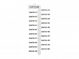 KLEMSAN Маркировочная пластина; KIP 23W