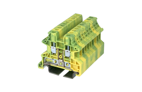 Клеммная колодка на DIN-рейку DK2.5N-PE