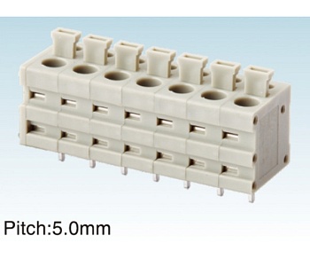 Клеммник пружинный AS211V-5.0-24P