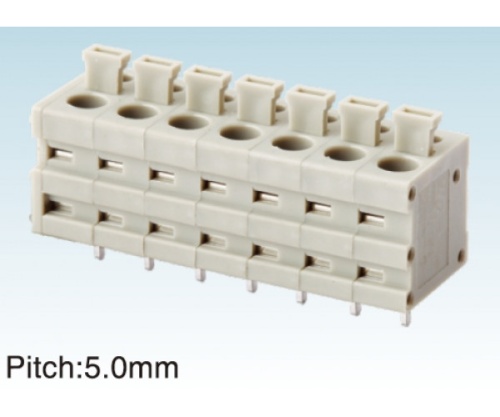 Клеммник пружинный AS211V-5.0-05P