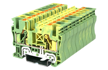 Клеммная колодка на DIN-рейку DP6N-PE