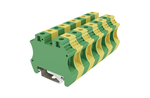 Клеммная колодка на DIN-рейку DK10-PE