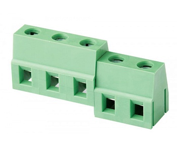 Клеммник винтовой, угловой AS128R-7.5-02P