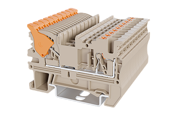 Клеммная колодка на DIN-рейку DPH2.5-DP