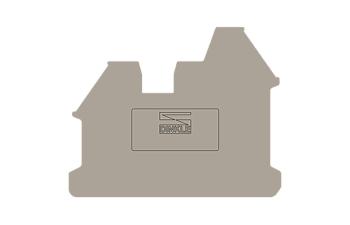 Торцевая крышка DIN-рейки DK2.5NCA-TN