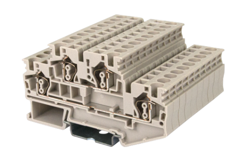 Клеммная колодка на DIN-рейку AKK4