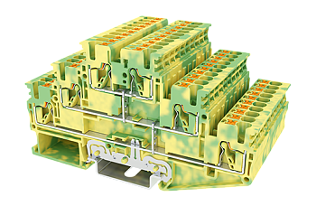 Клеммная колодка на DIN-рейку DP2.5N-3L-PE