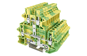 Клеммная колодка на DIN-рейку DKK4N-PE
