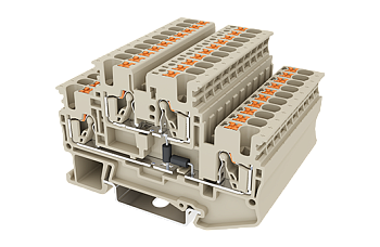 Клеммная колодка на DIN-рейку DPP2.5N-D04