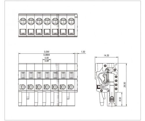 Клеммник разъемный AS0401-0119P