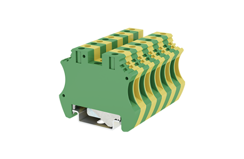 Клеммная колодка на DIN-рейку DK4-PE