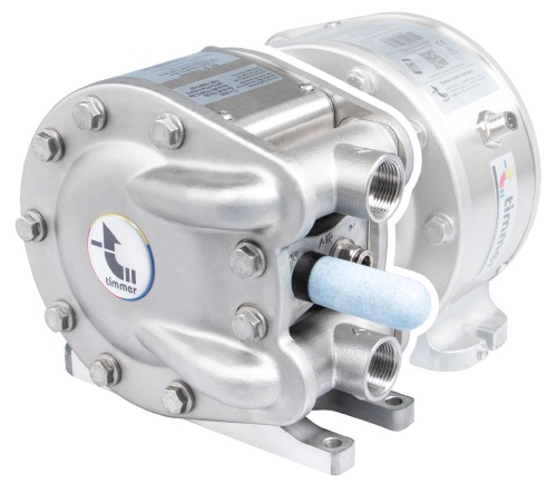 Двухмембранный насос tim®PRO (пневматический) PTI-MEM1060-VA (нержавеющая сталь)