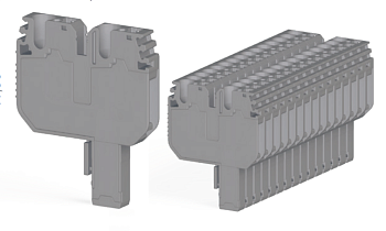 Многовыводные вилки проходные (с возможностью соединения выводов перемычками) SG-PT 2.5DB