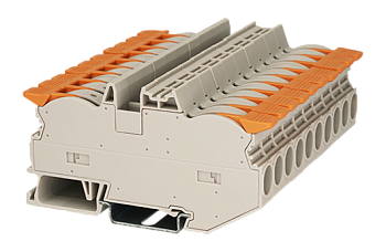 Клеммная колодка на DIN-рейку DPH10