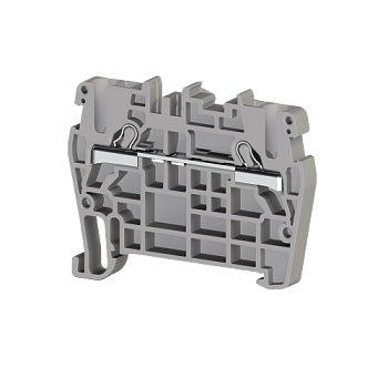 307109, Клеммник пружинный быстрозажимной (Push in), 2,5 мм.кв. (серый); PYK2,5 (упак 100 шт)