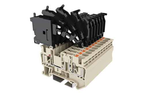 Клеммная колодка на DIN-рейку DP4N-TFLXX