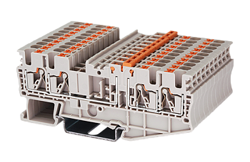 Клеммная колодка на DIN-рейку DP2.5N-TR-TG