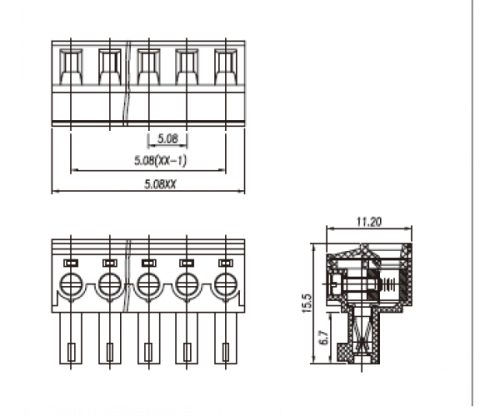 Клеммник разъемный AS15EDGK-5.08-09P