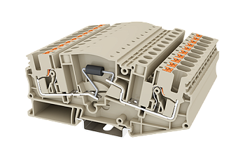 Клеммная колодка на DIN-рейку DPTD6N-D06