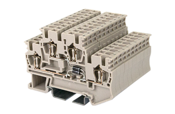 Клеммная колодка на DIN-рейку AKK2.5-D03