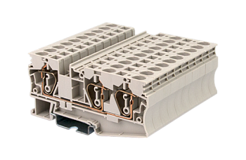Клеммная колодка на DIN-рейку AK6-TN