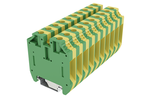 Клеммная колодка на DIN-рейку DK16-PE