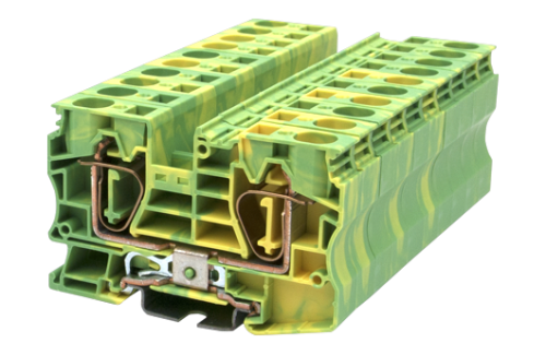 Клеммная колодка на DIN-рейку AK16-PE