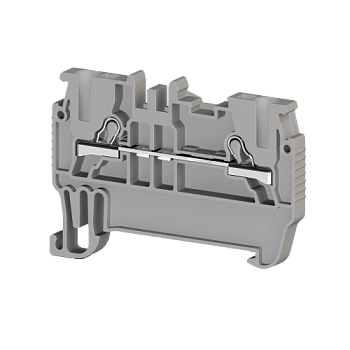 307019, Клеммник пружинный быстрозажимной (Push in), 1,5 мм.кв. (серый); PYK1,5M (упак 100 шт)