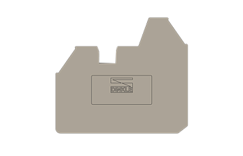 Торцевая крышка DIN-рейки DK6NCA-TN