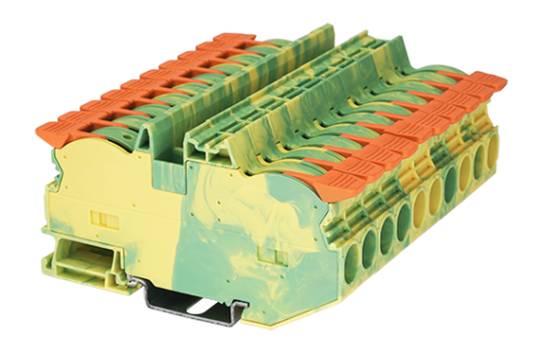 Клеммная колодка на DIN-рейку DPH10-PE