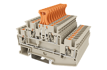 Клеммная колодка на DIN-рейку DPP2.5N-TP