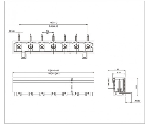 Клеммник разъемный WJ0702-0611P
