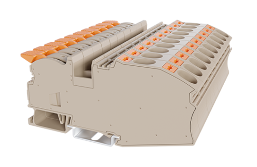 Клеммная колодка на DIN-рейку DPH16-DP-TN