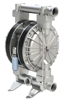 Двойной мембранный насос tim®PRO (пневматический) с ретенционированием PTI-MEM5600V-AL-RE (алюминий)