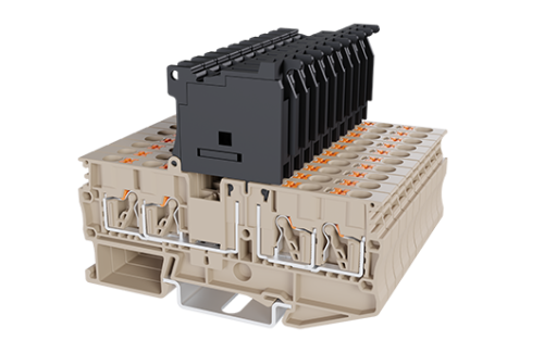 Клеммная колодка на DIN-рейку DP2.5NU-TR-TF