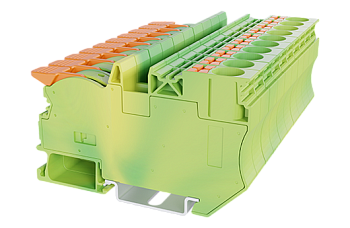 Клеммная колодка на DIN-рейку DPH10-DP-PE