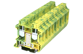 Клеммная колодка на DIN-рейку DK16N-PE