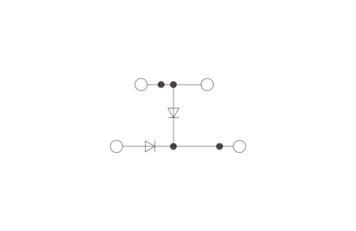 Клеммная колодка на DIN-рейку DPP2.5N-D03