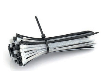 Кабельная стяжка 7,6х300, (белый); PCT 300 x 7,6