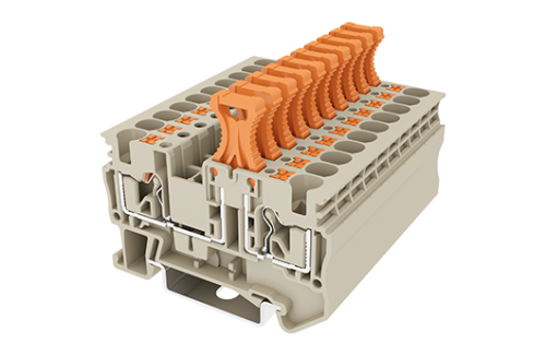 Клеммная колодка на DIN-рейку DP4N-TP
