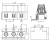 Клеммник винтовой, угловой WJ128R-7.5-02P