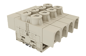 Клеммная колодка на шпильке DKM150-U