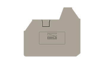 Торцевая крышка DIN-рейки DK6NC-TN